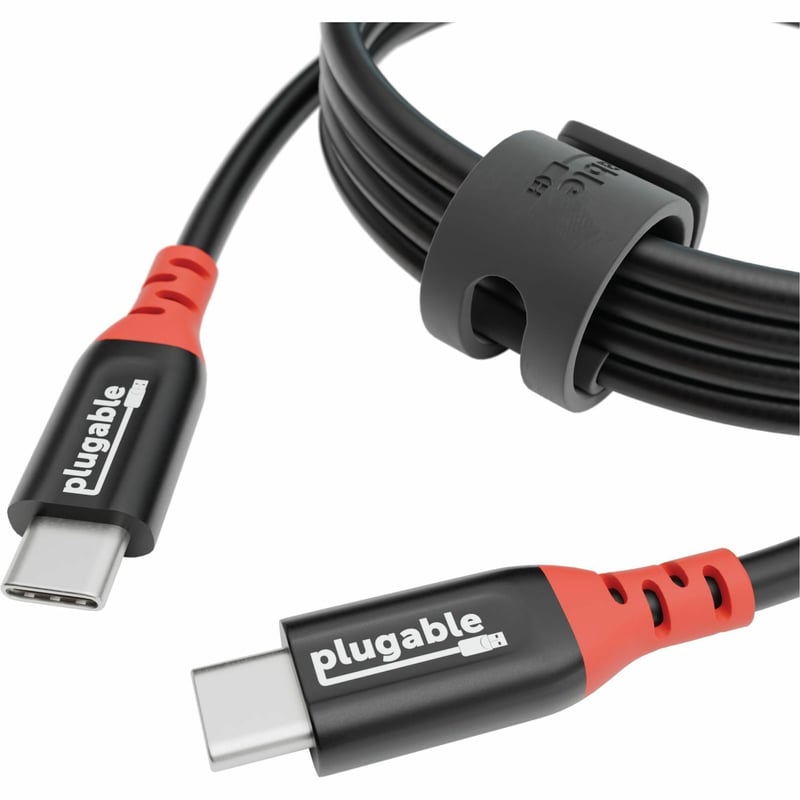 PLUGABLE USB-C CHARGING CABLE 240W WITH DATA BLOCKING 2 METER - Thumbnail 1