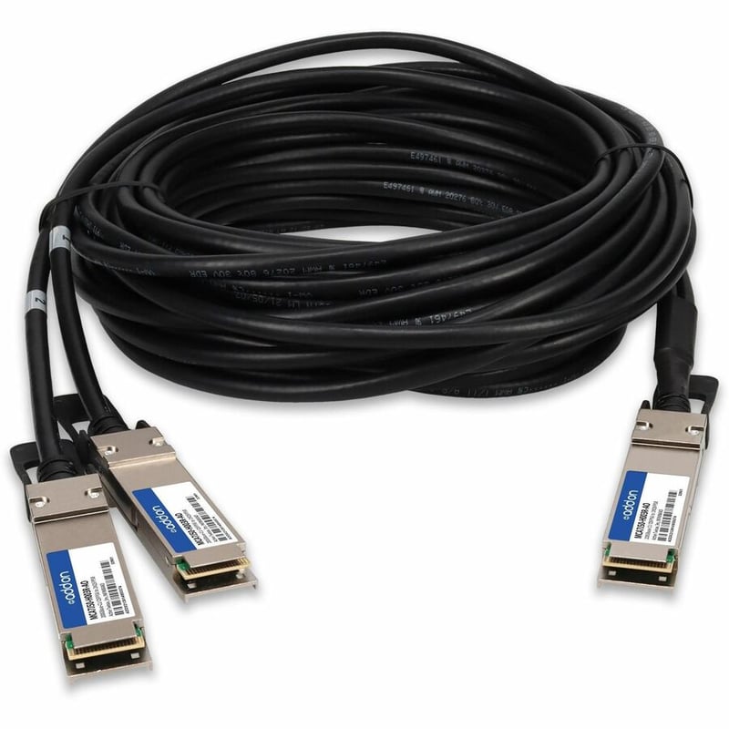 AddOn Mellanox&reg; MCA7J50-H003R Compatible TAA 200GBase-CU QSFP56 to 2xQSFP56 Direct Attach Cable (Active Twinax, 3m, Infiniband HDR)