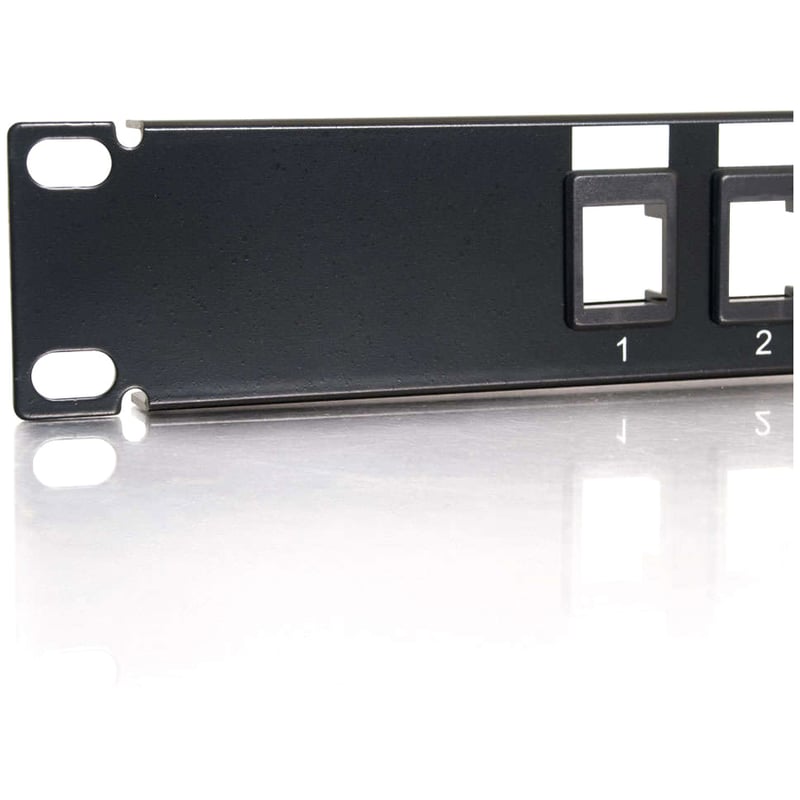 C2G 12-Port Blank Keystone/Multimedia Patch Panel - Thumbnail 5