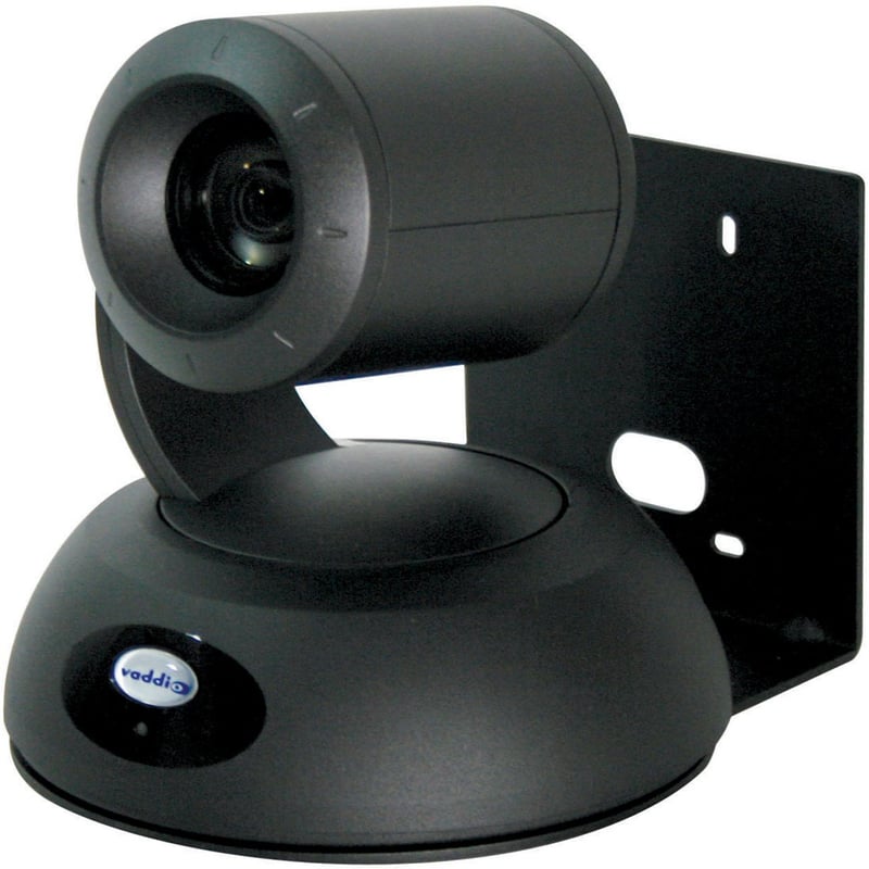 Vaddio Thin Profile Wall Camera Mount - For PTZ Camera - Black - Thumbnail 1