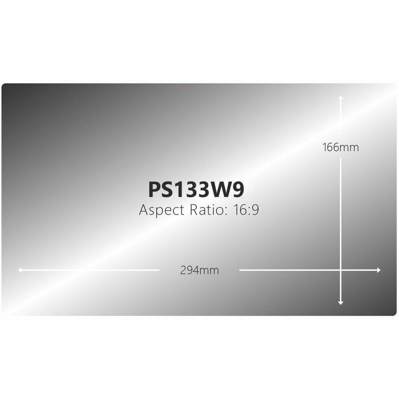 V7 13.3" Privacy Filter for Notebook - 16:9 Aspect Ratio Glossy - Thumbnail 4