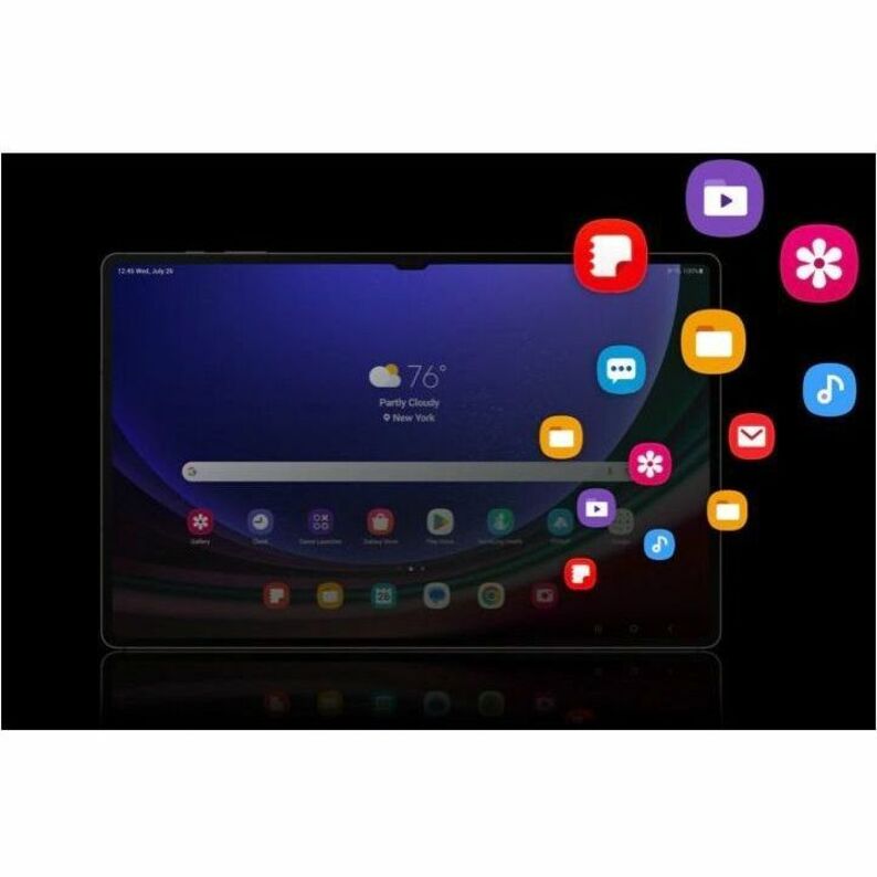 Samsung Galaxy Tab S9 Ultra SM-X910 Rugged Tablet - 14.6" - Qualcomm SM8550-AB Octa-core - 16 GB - 1 TB Storage - Android 13 - Graphite - Thumbnail 3