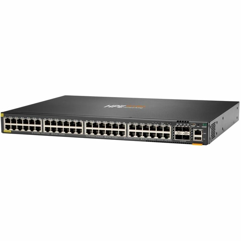 Aruba Networking 6300F 48p 10M/100M/1G Class4 PoE 4p SFP56 50G TAA Switch - Thumbnail 2