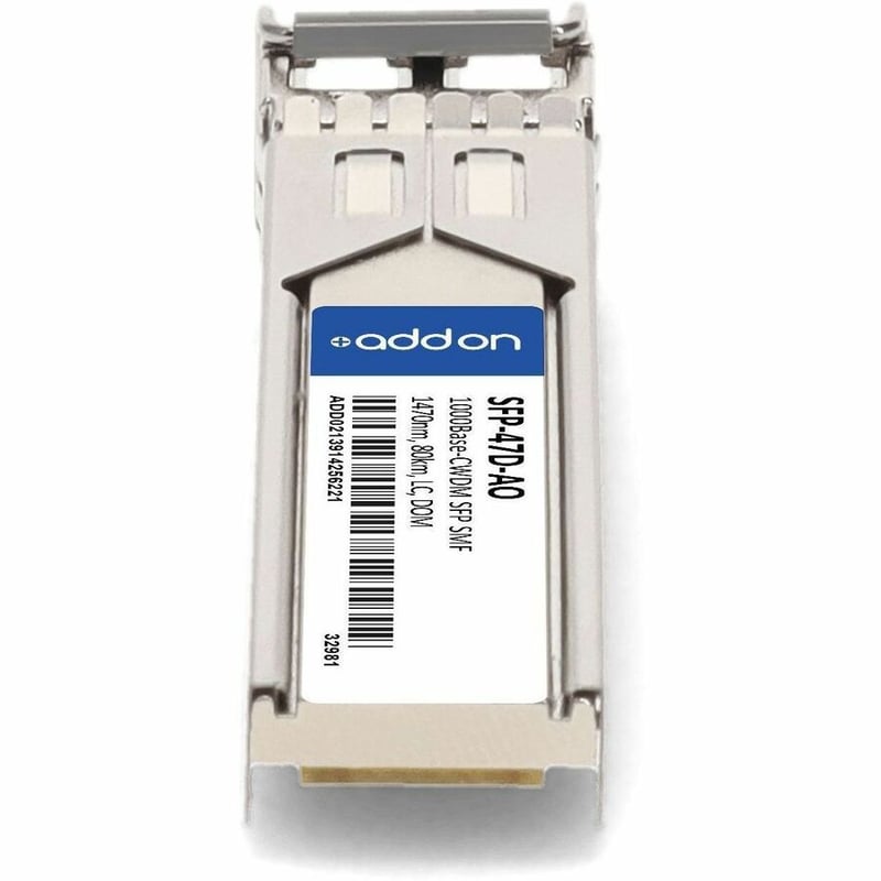 AddOn Rad® SFP-47D Compatible TAA 1000Base-CWDM SFP Transceiver (SMF, 1470nm, 80km, LC, DOM) - Thumbnail 4