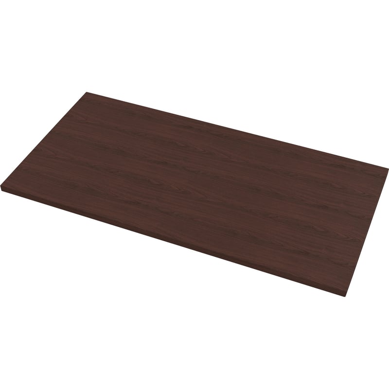 Fellowes High Pressure Laminate Desktop Mahogany - 72"x30" - Thumbnail 1