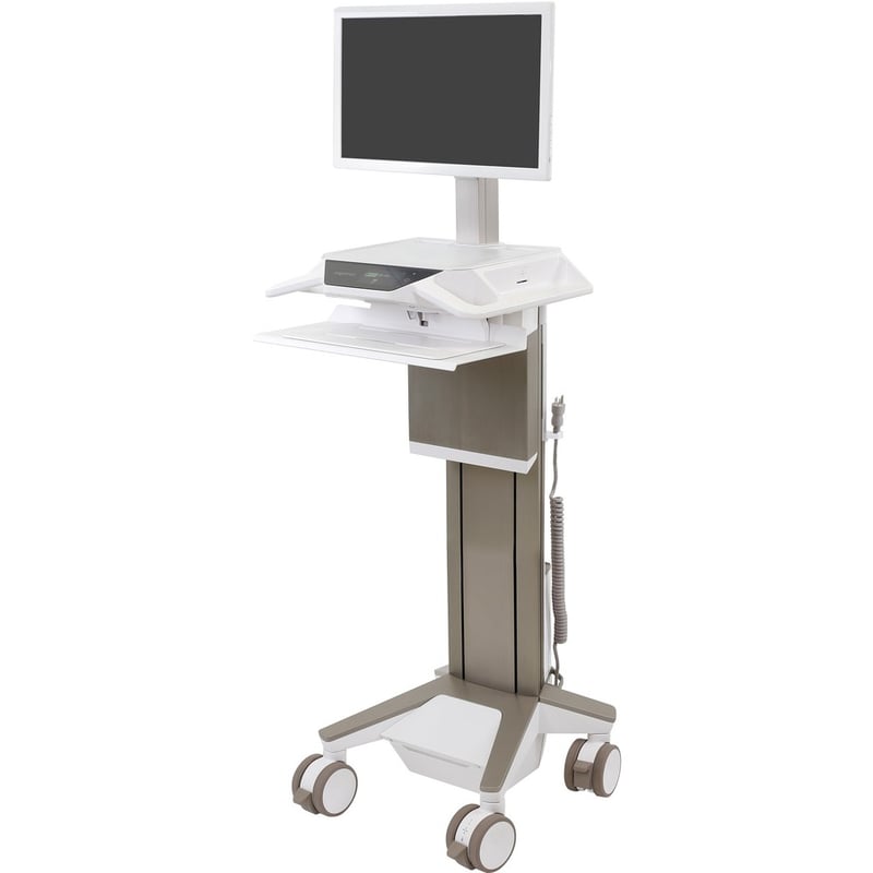 Ergotron CareFit Pro Cart, LiFe Powered, US/CA/MX - Thumbnail 2