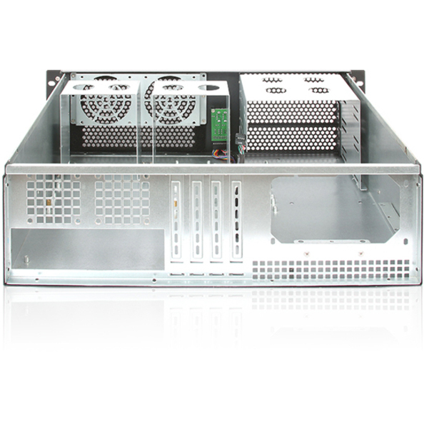 iStarUSA 3U Compact Rackmount Chassis compatible with PS2 Power Supply - Thumbnail 2