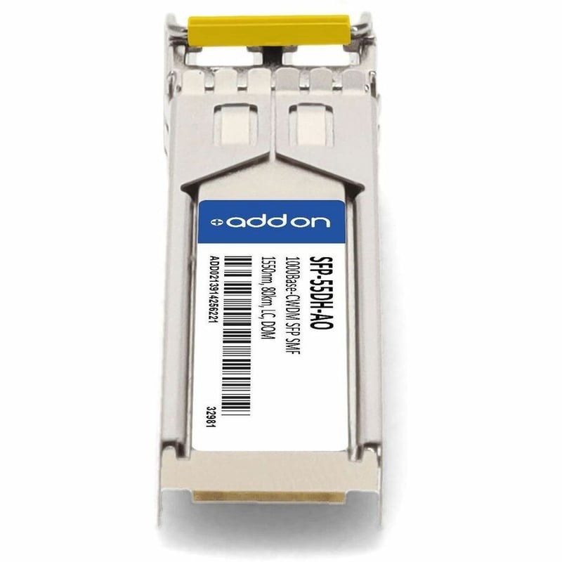 AddOn Rad® SFP-55DH Compatible TAA 1000Base-CWDM SFP Transceiver (SMF, 1550nm, 80km, LC, DOM) - Thumbnail 4