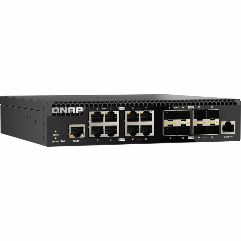 HALF-RM SWITCH QSW-M3216R-8S8T MARVELL 98DX3550 8 GBIT 1GB DDR4 - Thumbnail 1