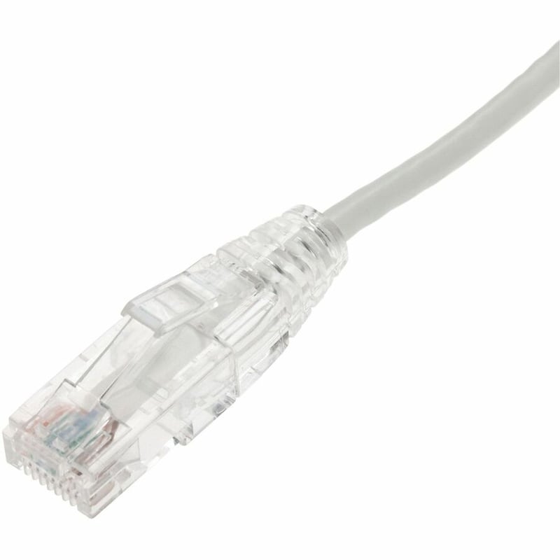 AddOn 20ft RJ-45 (Male) to RJ-45 (Male) White Cat6A UTP PVC Slim Copper Patch Cable - Thumbnail 2