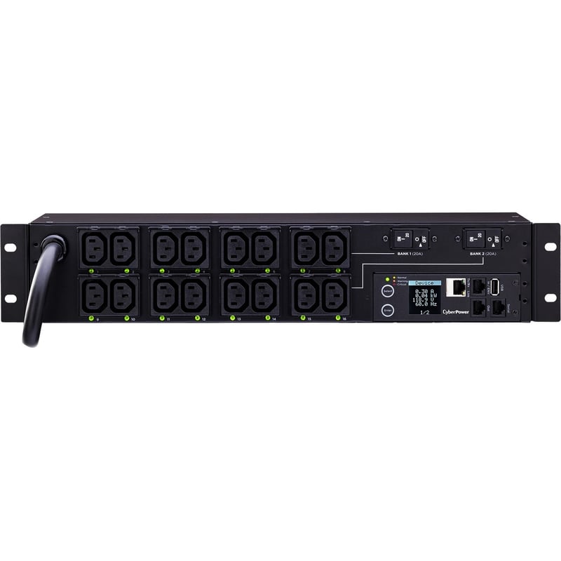 CyberPower PDU81007 200 - 240 VAC 30A Switched Metered-by-Outlet PDU - Thumbnail 1