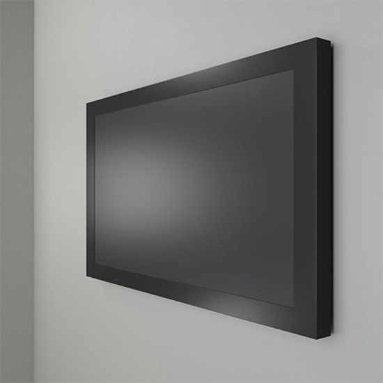 Chief Impact 43 Inch On-Wall Kiosk - Landscape Orientation - Black - Thumbnail 5