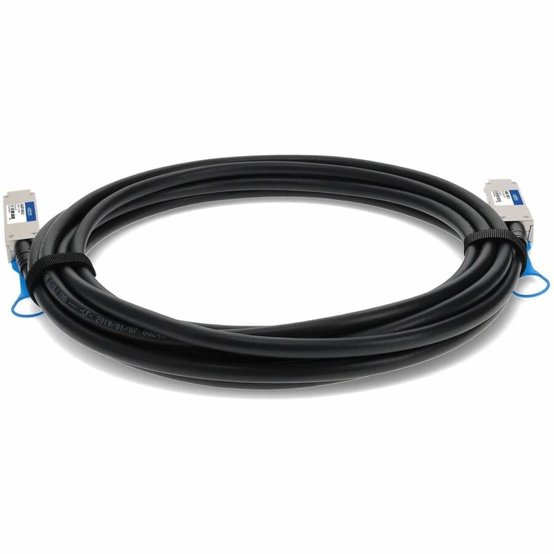 Brocade (Formerly) 40G-QSFP-C-00501 Compatible TAA Compliant 40GBase-CU QSFP+ to QSFP+ Direct Attach Cable (Passive Twinax, 50cm) - Thumbnail 4