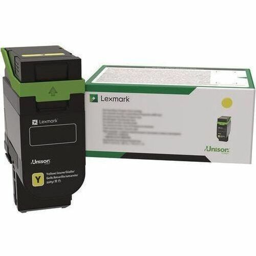 Lexmark Extra High Yield Laser Toner Cartridge - Return Program - Yellow - 1 Pack - Thumbnail 1