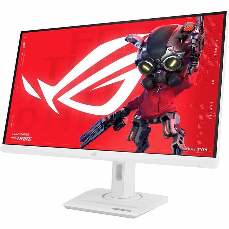 ROG STRIX 27 4K HDR USB-C WHITE UHD 3840X2160 DUAL MODE 160HZ - Thumbnail 5