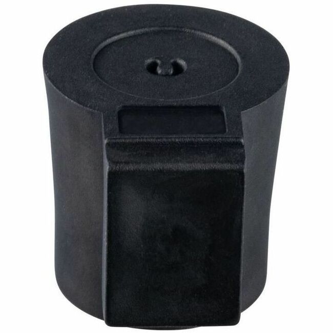 Panduit Cable Entry Grommet, Single, Small, Blank, Black TPE, 12 PC - Thumbnail 1