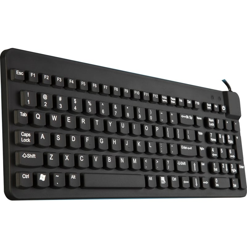 Man & Machine Premium Full Size Waterproof Disinfectable Keyboard - Thumbnail 4