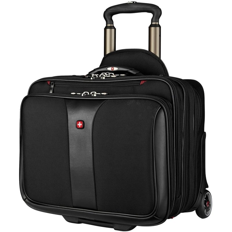 WENGER PATRIOT II ROLLER BLACK 2 PIECE SET - Thumbnail 4