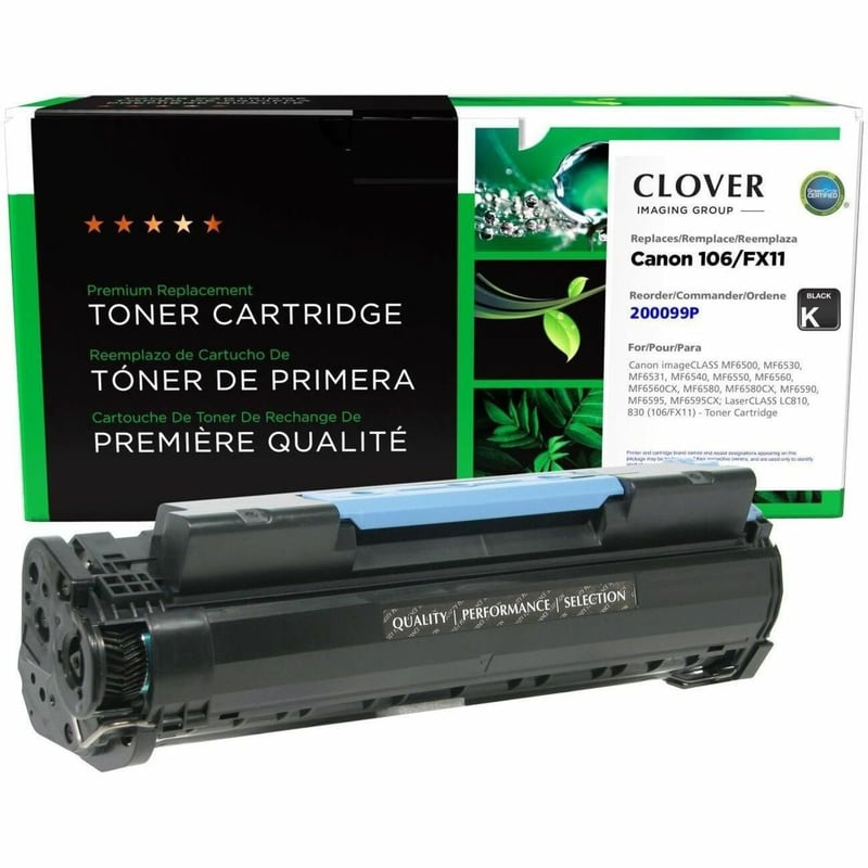 Clover Imaging Remanufactured Universal Toner Cartridge for Canon 106/FX11 (0264B001AA/1153B001AA) - Thumbnail 1