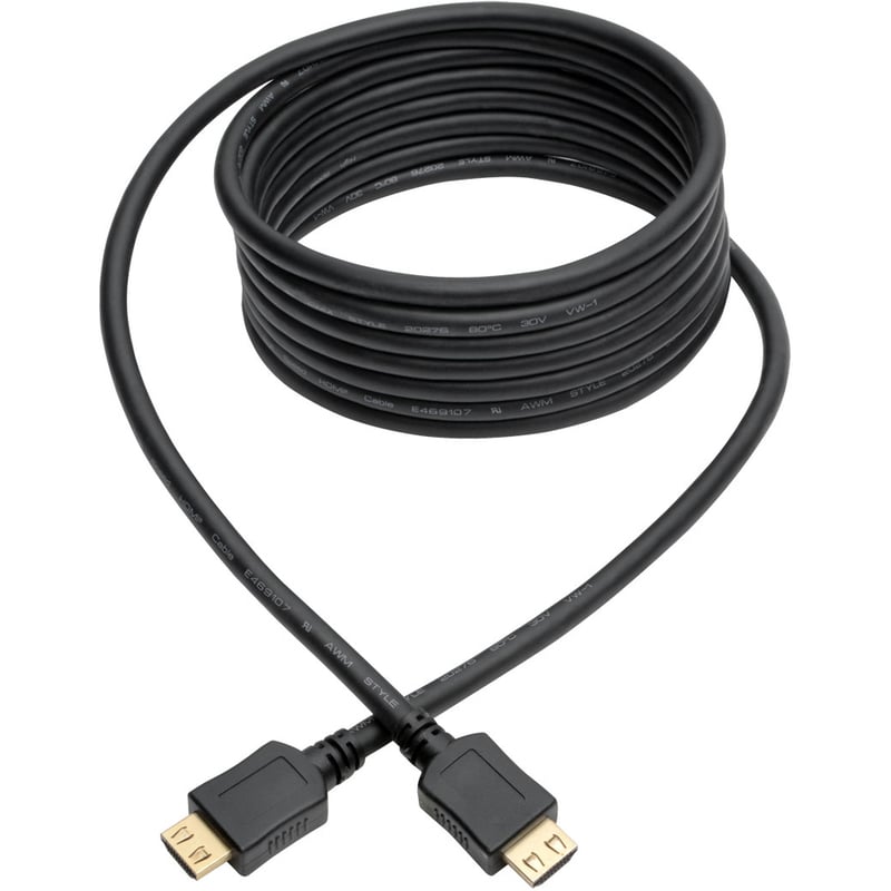 Eaton Tripp Lite Series High-Speed HDMI Cable, Gripping Connectors, 4K (M/M), Black, 12 ft. (3.66 m) - Thumbnail 2