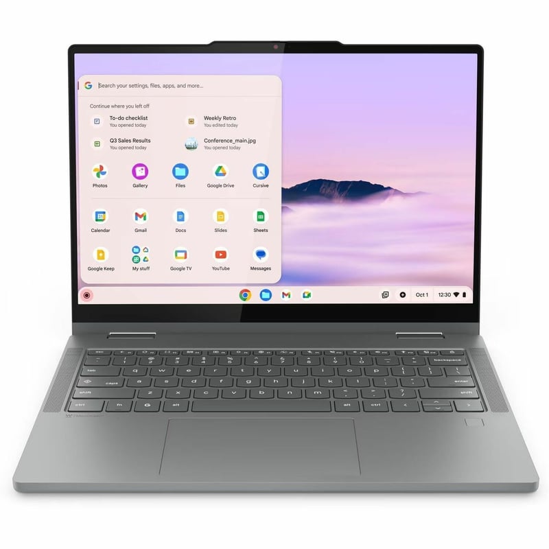 LENOVO CHROME PLUS 2IN1 CORE 5 120U 3.8G 8GB 128GB 14IN CHROME - Thumbnail 1