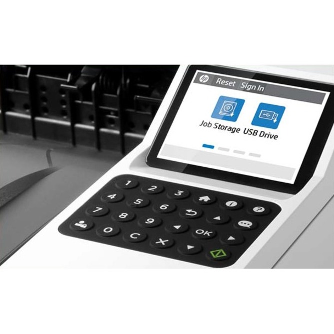 HP LaserJet M430f Laser Multifunction Printer-Monochrome-Copier/Fax/Scanner-42 ppm Mono Print-1200x1200 Print-Automatic Duplex Print-100000 Pages Monthly-350 sheets Input-Color Scanner-600 Optical Scan-Monochrome Fax-Gigabit Ether - Thumbnail 3