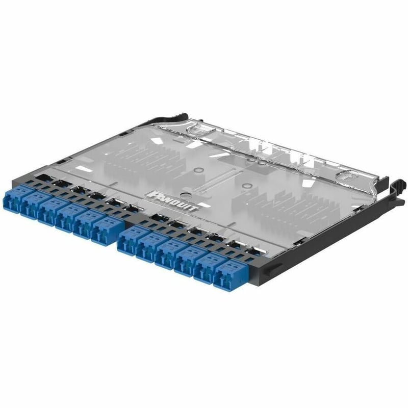 Panduit HD Flex LC Splice Cassette OS2, 24 Fiber Discrete Pigtail, Std IL - Thumbnail 2