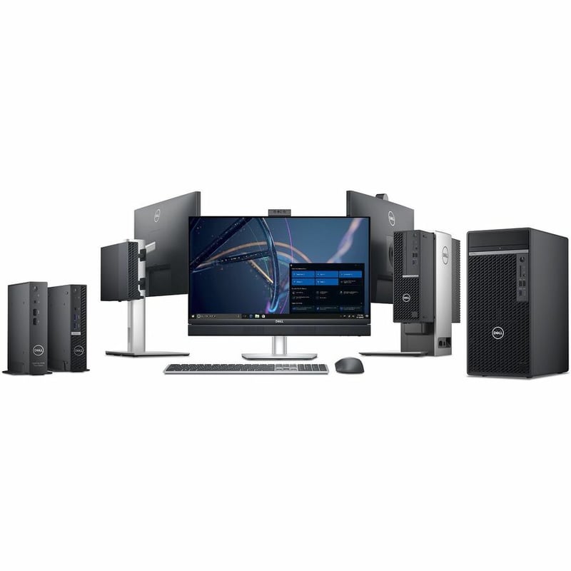 Dell OptiPlex 7000 7010 Desktop Computer - Intel Core i5 13th Gen i5-13500T Tetradeca-core (14 Core) 1.60 GHz - 16 GB RAM DDR5 SDRAM - 256 GB M.2 PCI Express NVMe SSD - Micro PC - Black - Thumbnail 3