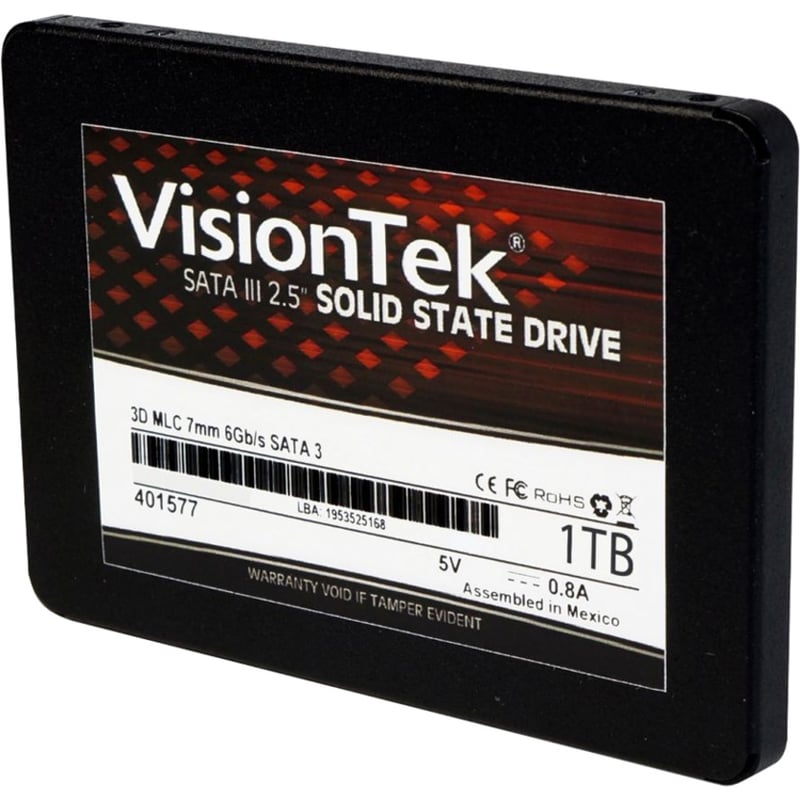 VisionTek 1TB 3D MLC 7mm 2.5" SSD - Thumbnail 2
