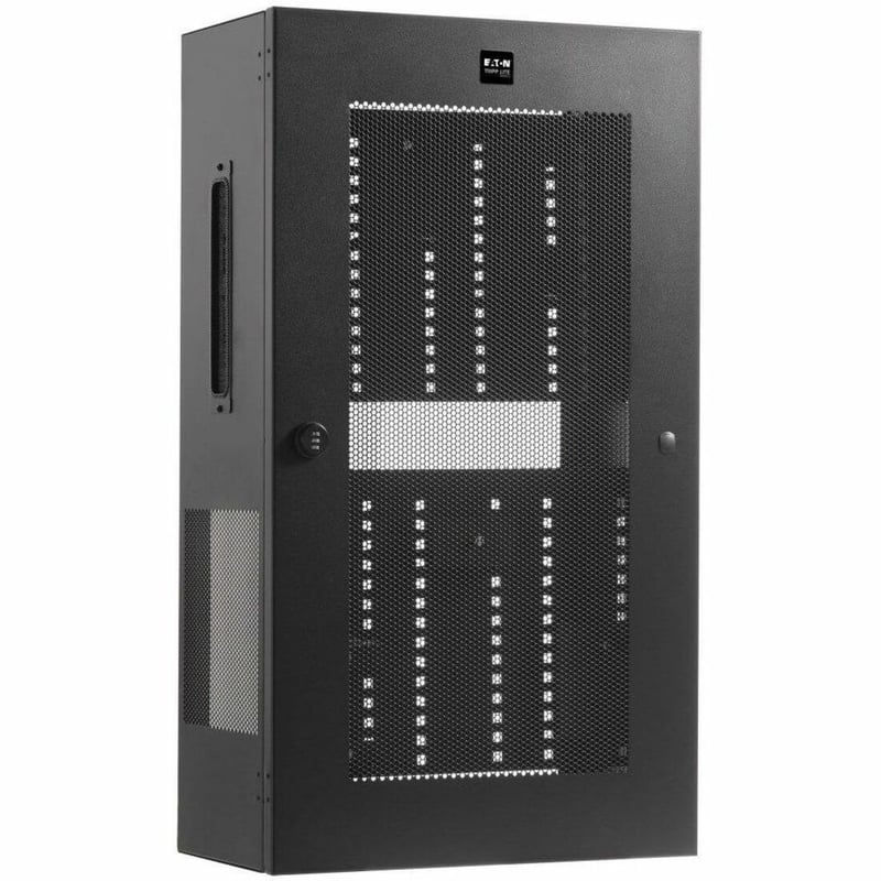 Tripp Lite by Eaton SmartRack 5U Low-Profile Vertical-Mount Switch-Depth Wall-Mount Structured Wiring Enclosure Adjustable Equipment Brackets - Thumbnail 1