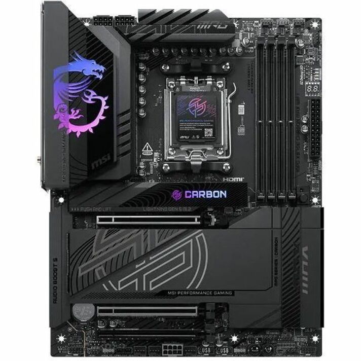 MPG X870E CARBON MAX WIFI ATX AM5 DDR5 MOTHERBOARD - Thumbnail 2