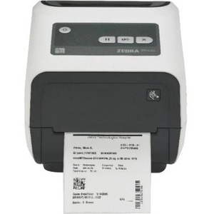 Zebra ZD420-HC Desktop Thermal Transfer Printer - Monochrome - Label Print - USB - Bluetooth - Wireless LAN