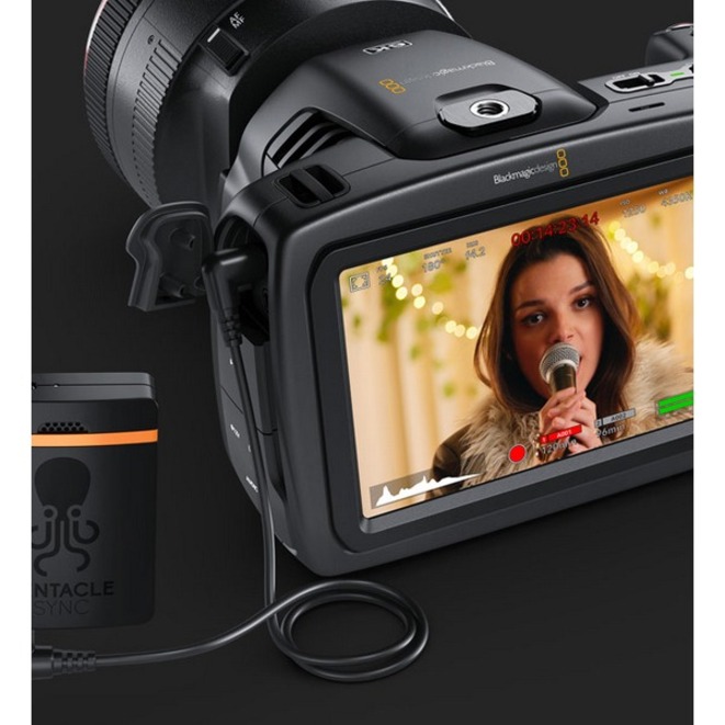 Blackmagic Design Pocket Cinema Professional Digital Camcorder - 5" LCD Touchscreen - CMOS - High Dynamic Range (HDR) - 6K - Thumbnail 4