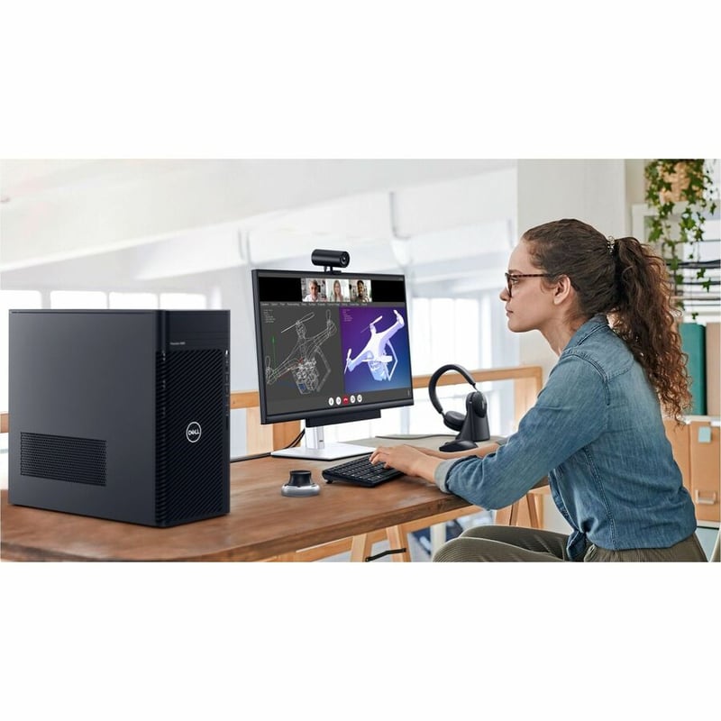 Dell Precision 3000 3680 Workstation - Core i5 14th Gen i5-14500 - vPro Technology - 16 GB - 512 GB SSD - Tower - Black