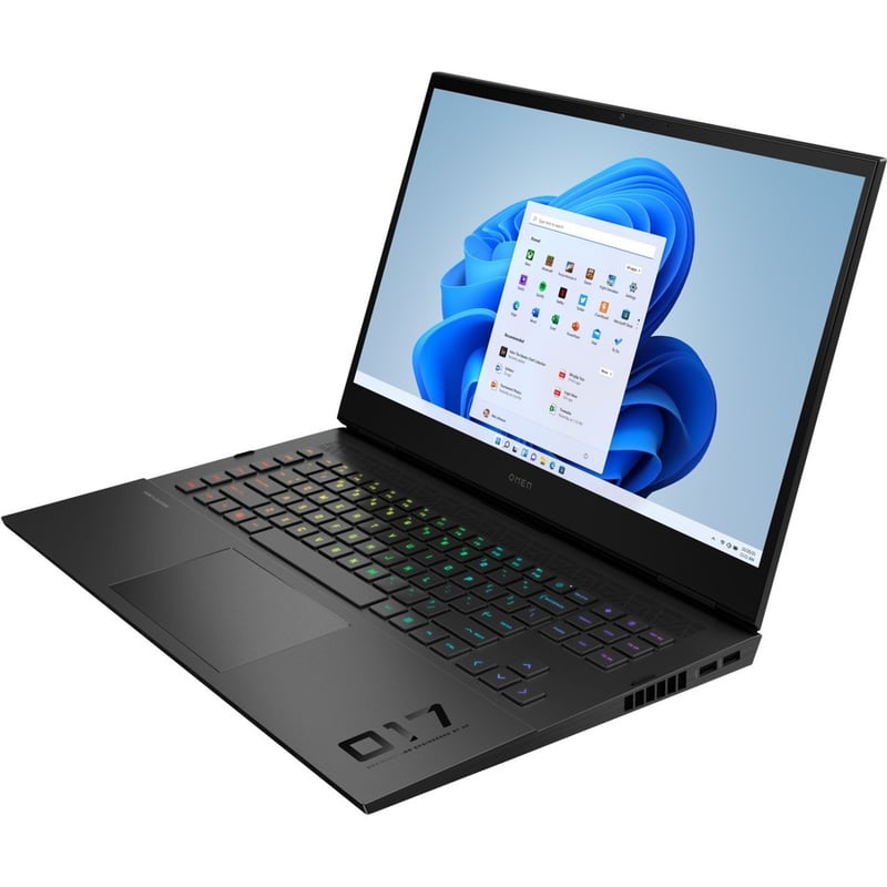 HP OMEN 17-ck0000 17-ck0010nr 17.3" Gaming Notebook - Full HD - 1920 x 1080 - Intel Core i7 11th Gen i7-11800H Octa-core (8 Core) - 16 GB Total RAM - 512 GB SSD - Shadow Black, Shadow Black Aluminum - Refurbished - Thumbnail 3