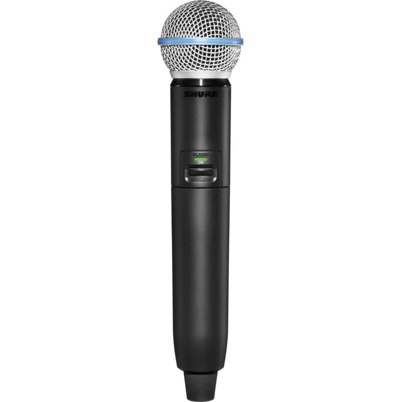 Shure GLXD24R+/B58 Digital Wireless Rack System with BETA 58A Vocal Microphone - Thumbnail 2