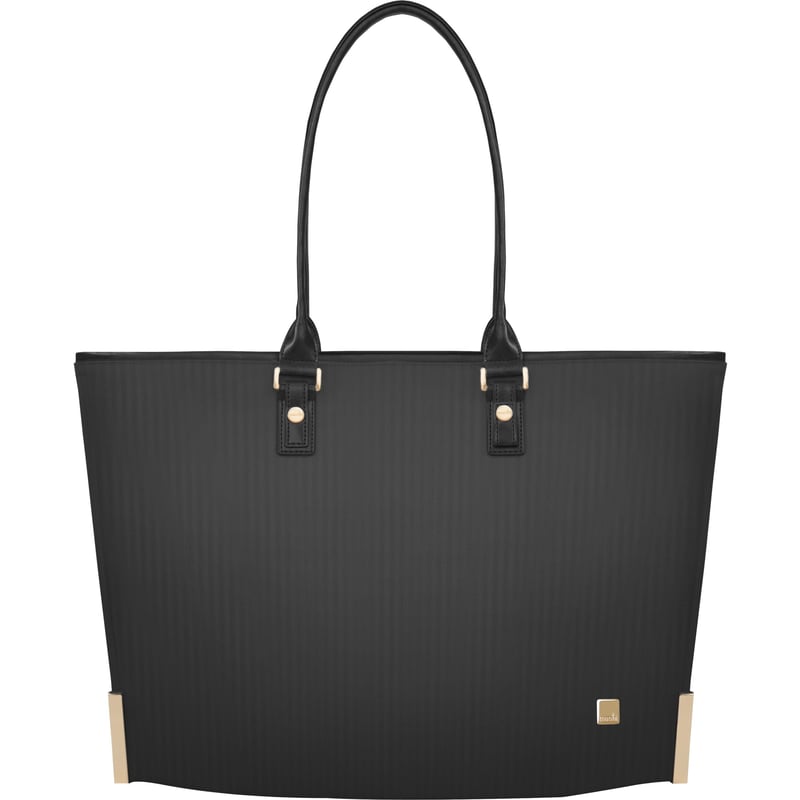 Moshi Aria Slim Lightweight Tote - Slate Black, Weather-resistant, 13" Padded Laptop Sleeve, RFID Pocket - Thumbnail 1
