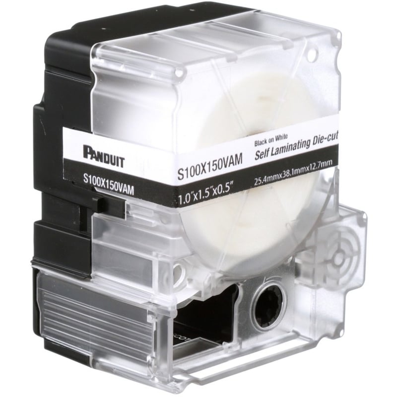 Panduit S100X225VAM Self-Laminating Cassette 1" x 2.25" - Thumbnail 2