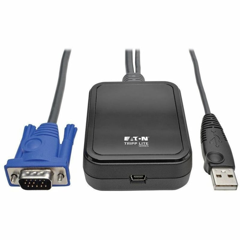 Tripp Lite by Eaton KVM Console to USB 2.0 Portable Laptop Crash Cart Adapter with File Transfer and Video Capture 1920 x 1200 @ 60 Hz - Thumbnail 1