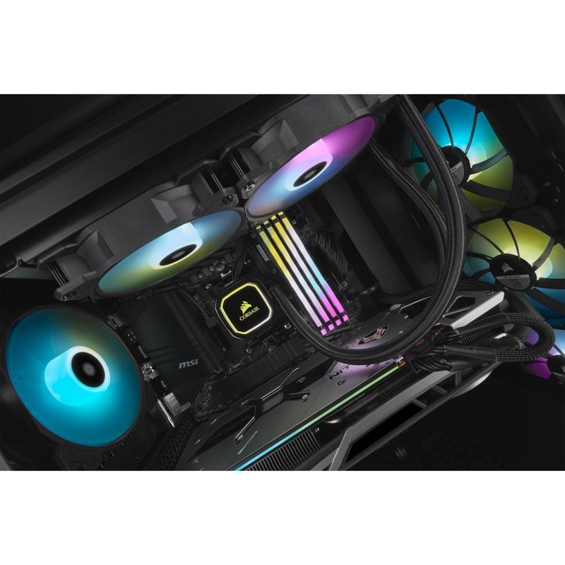 Corsair VENGEANCE i7200 Gaming Desktop Computer - Intel Core i7 11th Gen i7-10700K - 16 GB RAM DDR4 SDRAM - 1 TB M.2 PCI Express NVMe SSD - Thumbnail 4
