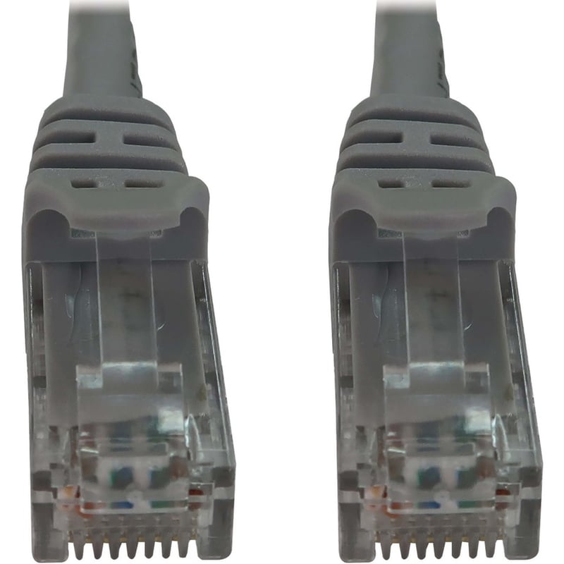 Eaton Tripp Lite Series Cat6a 10G Snagless Molded UTP Ethernet Cable (RJ45 M/M), PoE, Gray, 20 ft. (6.1 m) - Thumbnail 2