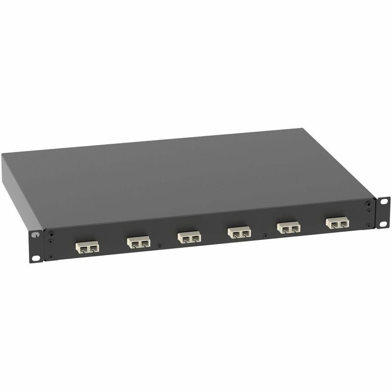 Panduit Fiber Drawer, 6 SC Duplex Adapters, electric ivory - Thumbnail 2