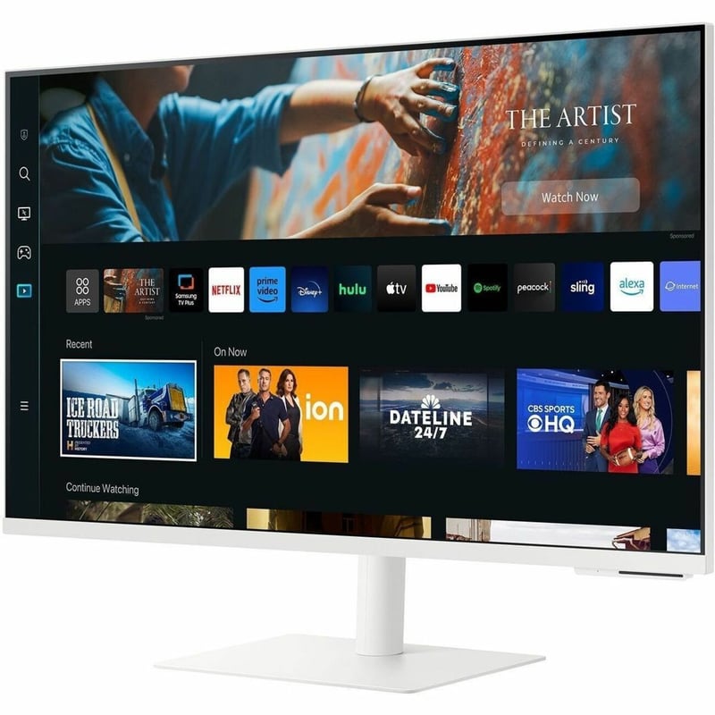 Samsung S27CM701UN 27" Class 4K UHD Smart LCD Monitor - 16:9 - Warm White - Thumbnail 1