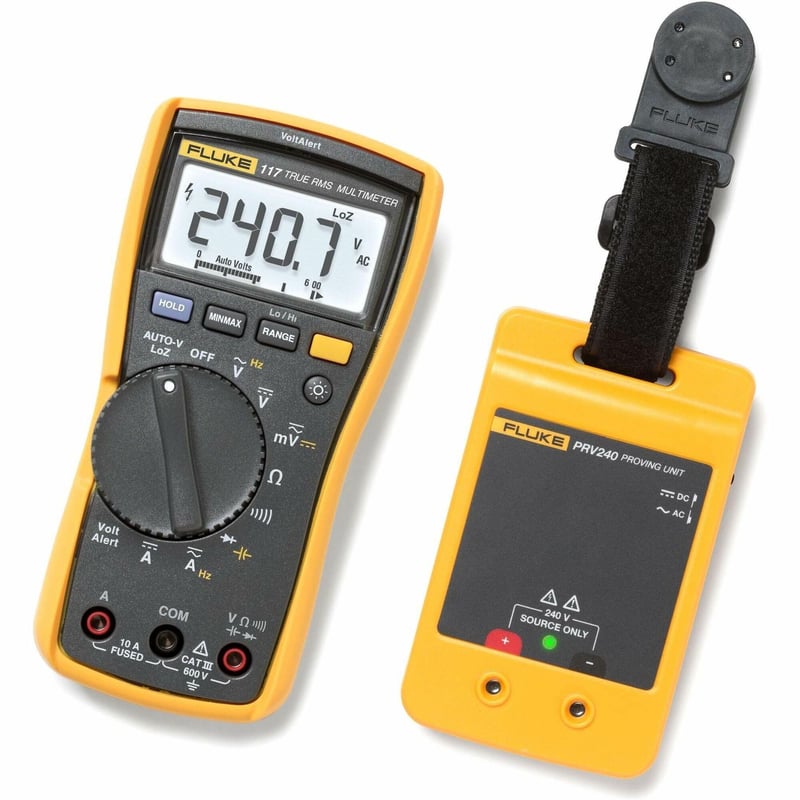 Fluke 117 Multimeter and PRV240 Proving Unit Kit - Thumbnail 1