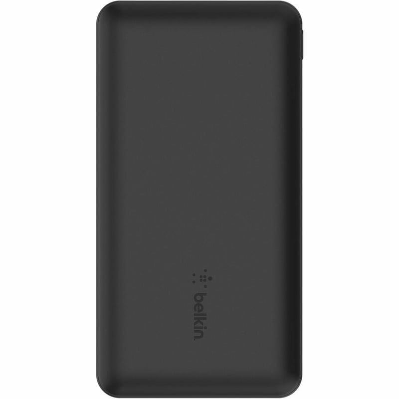 Belkin 15W USB-C 3-Port Power Bank - 10k mAh - 1xUSB-C (15W), 2xUSB-A (10W) - Portable Charger - w/ USB-C Cable - Black - Thumbnail 4