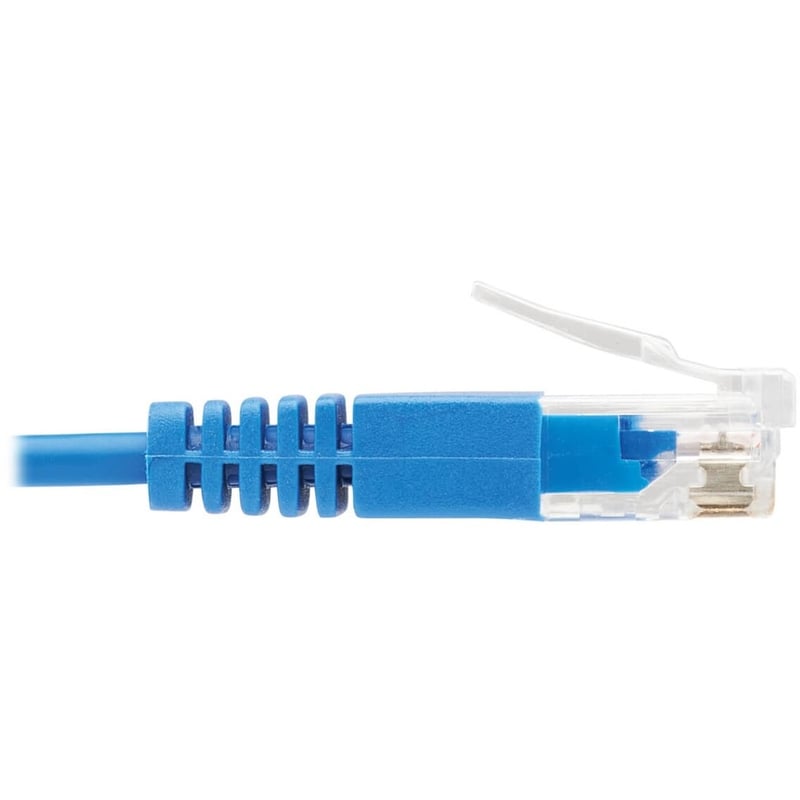 Eaton Tripp Lite Series Cat6 Gigabit Molded Ultra-Slim UTP Ethernet Cable (RJ45 M/M), Blue, 5 ft. (1.52 m) - Thumbnail 4