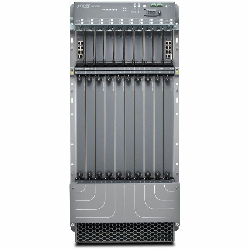 Juniper 10 Slot MX2008 Chassis, Base Bundle With 1 Routing Engine,SFBs, Fan Trays - Thumbnail 2