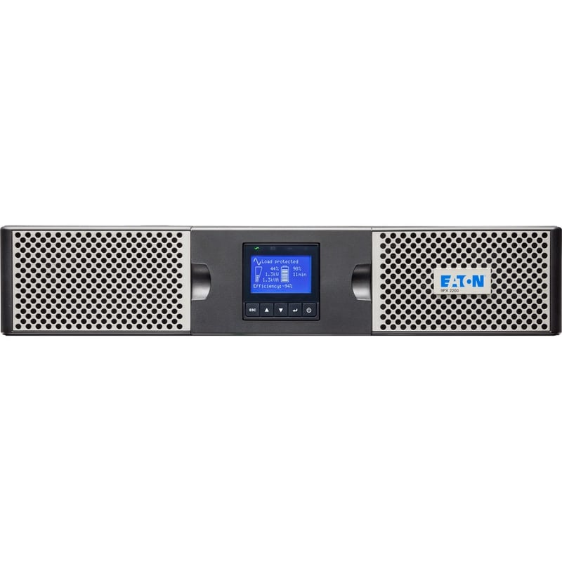 Eaton 9PX 3000VA 3000W 208V Online Double-Conversion UPS - L6-20P, 2 L6-20R, 1 L6-30R Outlets, Cybersecure Network Card Option, Extended Run, 2U Rack/Tower - Thumbnail 2