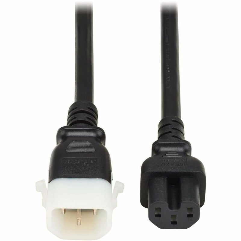 PDU POWER CORD C15 P-LOCK C14 HEAVYDUTY 15A 250V 3FT BLACK 6 PACK - Thumbnail 2
