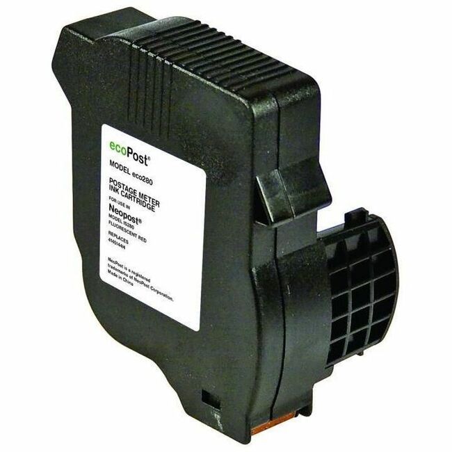 ecoPost Non-OEM New Postage Meter Red Ink Cartridge for Quadient (NeoPost), Hasler ISINK2/IMINK2/4145144H - Thumbnail 1